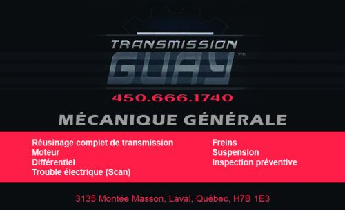 Transmission Guay à Laval